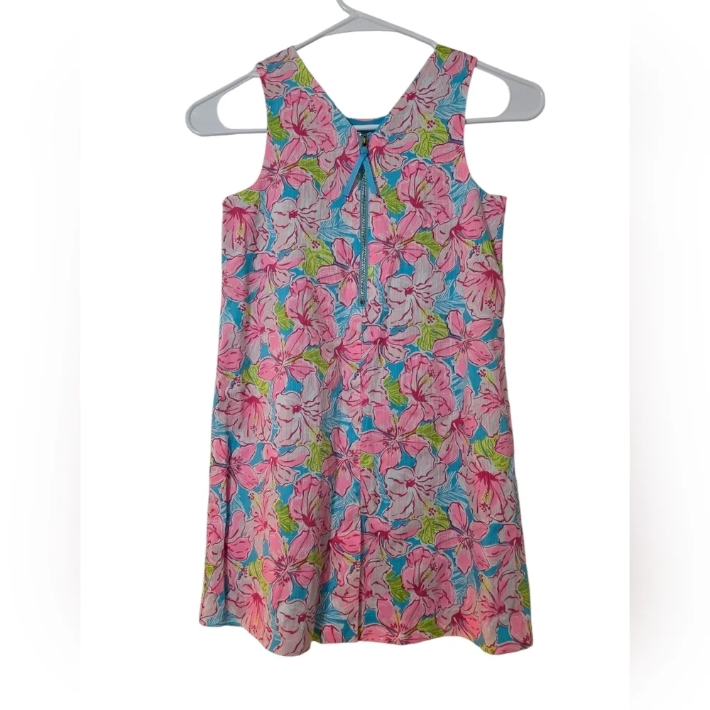 Tommy Bahama Pink And Green Dress Size 8